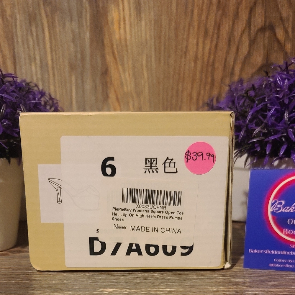 Ruched Squared Opened Toed High Heels Dress Pump Sandals Black size 6 - Picture 6 of 13